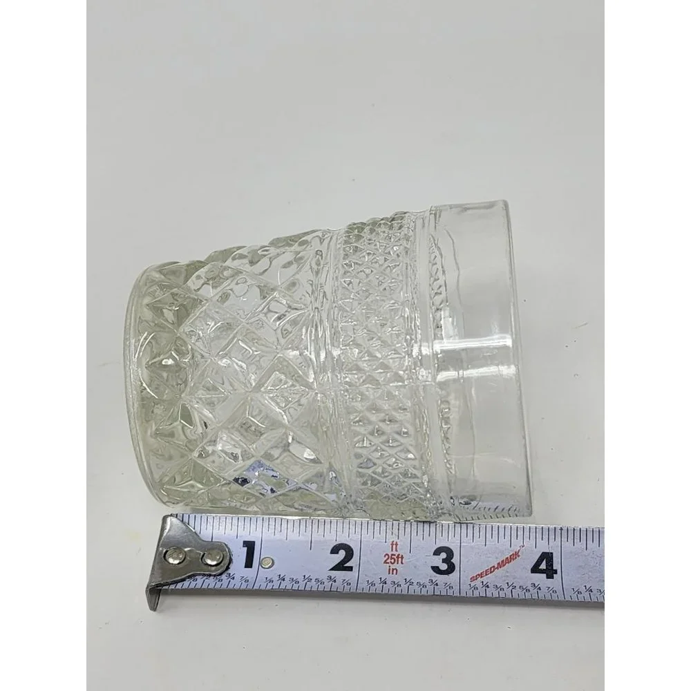 Vintage‎ Anchor Hocking Wexford Old Fashioned Tumblers & Mogan David Decanter